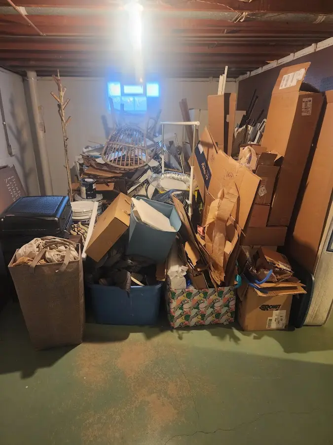 Roll-off dumpster container at job site for Yard Waste Dumpster Rental in Hurlburt Field